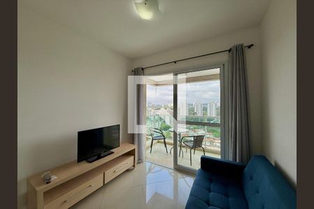 Sala de apartamento para alugar com 1 quarto, 38m² em Santo Amaro, São Paulo