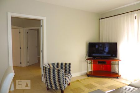 Sala de apartamento para alugar com 3 quartos, 90m² em Pantanal, Florianópolis