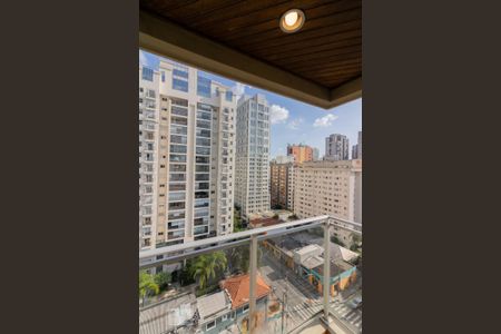 Varanda Quarto de apartamento para alugar com 1 quarto, 45m² em Indianópolis, São Paulo