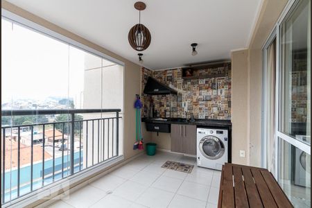 Varanda gourmet de apartamento à venda com 2 quartos, 56m² em Jardim Flor da Montanha, Guarulhos