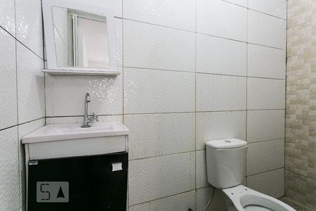 Banheiro de kitnet/studio para alugar com 1 quarto, 20m² em Jardim Anália Franco, São Paulo
