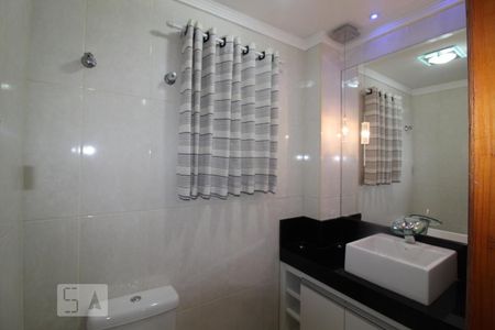 Banheiro 3 lavabo de casa para alugar com 2 quartos, 120m² em Mauá, São Caetano do Sul