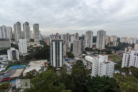 Varanda da Sala de apartamento para alugar com 2 quartos, 48m² em Vila Andrade, São Paulo
