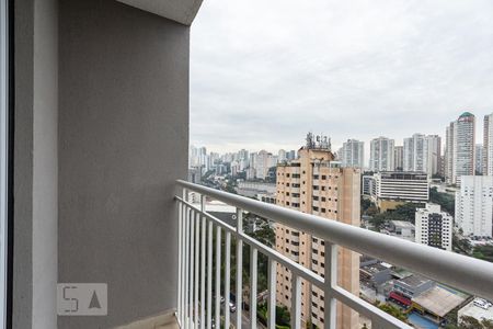 Varanda da Sala de apartamento para alugar com 2 quartos, 48m² em Vila Andrade, São Paulo
