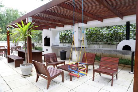 Apartamento à venda com 77m², 2 quartos e 2 vagasChurrasqueira