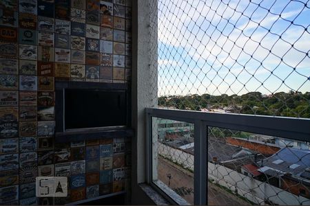 Sala - varanda de apartamento para alugar com 2 quartos, 46m² em São Sebastião, Porto Alegre
