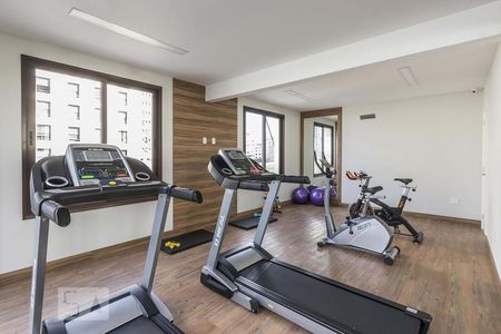Studio para alugar com 23m², 1 quarto e sem vaga Studio para alugar com 23m², 1 quarto e sem vagaÁrea comum - Academia