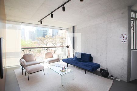 Sala de apartamento à venda com 1 quarto, 70m² em Vila Nova Conceição, São Paulo