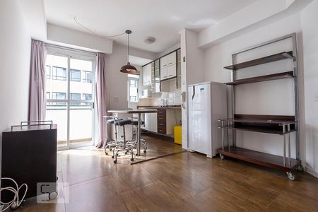 Sala de apartamento para alugar com 1 quarto, 37m² em Jardim Paulista, São Paulo