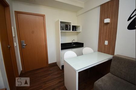 Sala e Cozinha de kitnet/studio para alugar com 1 quarto, 25m² em Sul (águas Claras), Brasília