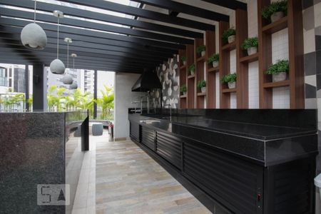 Studio à venda com 40m², 1 quarto e 1 vagaÁrea comum - Churrasqueira