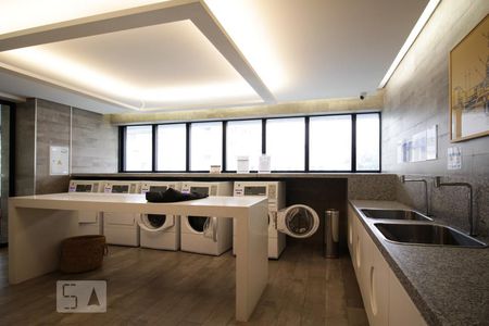 Studio à venda com 40m², 1 quarto e 1 vagaLavanderia