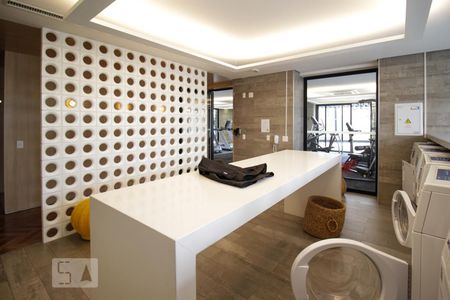 Studio à venda com 40m², 1 quarto e 1 vagaLavanderia