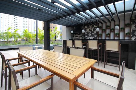 Studio à venda com 40m², 1 quarto e 1 vagaÁrea comum - Churrasqueira