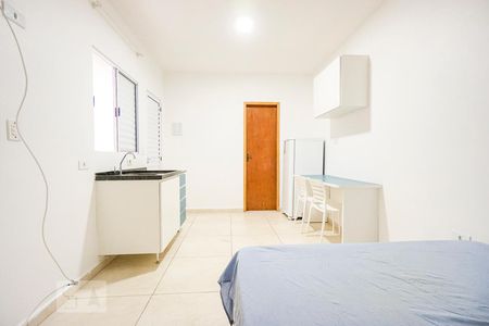 Sala quarto e cozinha de kitnet/studio para alugar com 1 quarto, 20m² em Belenzinho, São Paulo