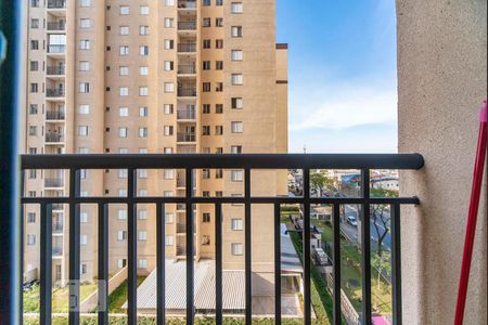 Varanda da Sala de apartamento à venda com 2 quartos, 50m² em Parque Erasmo Assunção, Santo André