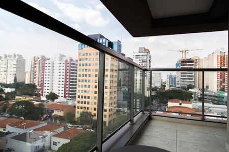 Vista da Varanda de kitnet/studio para alugar com 1 quarto, 29m² em Vila Cordeiro, São Paulo
