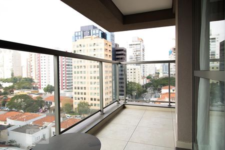 Varanda de kitnet/studio para alugar com 1 quarto, 29m² em Vila Cordeiro, São Paulo