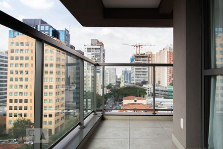 Varanda de kitnet/studio para alugar com 1 quarto, 29m² em Vila Cordeiro, São Paulo