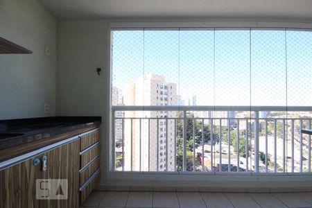 Varanda da Sala de apartamento para alugar com 3 quartos, 69m² em Vila Andrade, São Paulo
