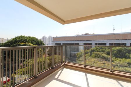 Varanda da Sala de apartamento à venda com 2 quartos, 64m² em Indianópolis, São Paulo