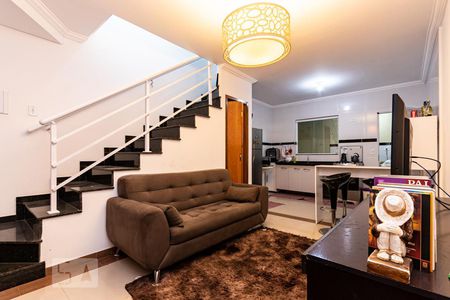 Sala de casa de condomínio para alugar com 2 quartos, 57m² em Parque Boturussu, São Paulo