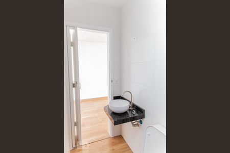 Banheiro de apartamento para alugar com 1 quarto, 55m² em Jardim, Santo André