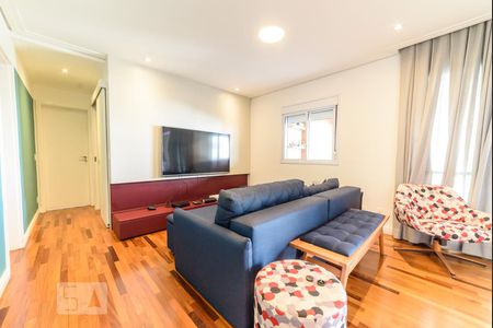 Sala de TV de apartamento à venda com 3 quartos, 135m² em Cerâmica, São Caetano do Sul