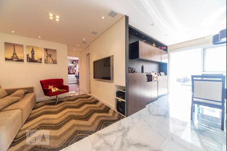 Sala de apartamento para alugar com 2 quartos, 90m² em Jardim Bela Vista, Santo André