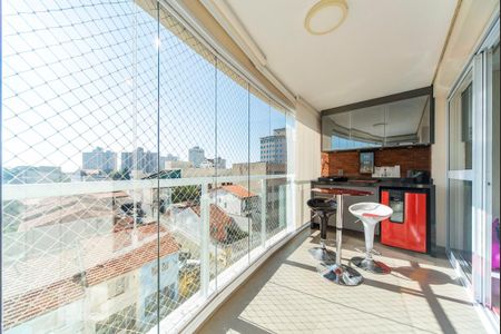 Varanda gourmet de apartamento para alugar com 2 quartos, 90m² em Jardim Bela Vista, Santo André
