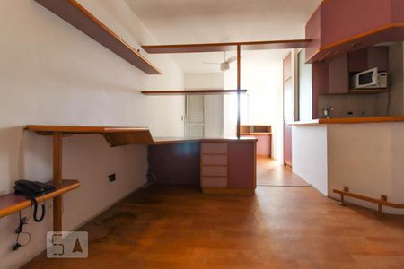 Sala de apartamento para alugar com 1 quarto, 39m² em Indianópolis, São Paulo