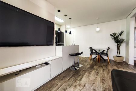 Sala de apartamento para alugar com 1 quarto, 45m² em Fazenda Morumbi, São Paulo