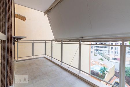 Detalhe da Sala - Varanda de apartamento para alugar com 2 quartos, 75m² em Tijuca, Rio de Janeiro
