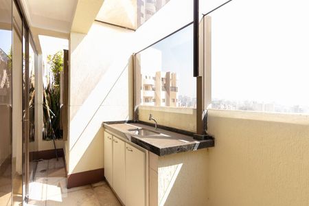 Varanda Gourmet de apartamento para alugar com 3 quartos, 132m² em Cambuci, São Paulo