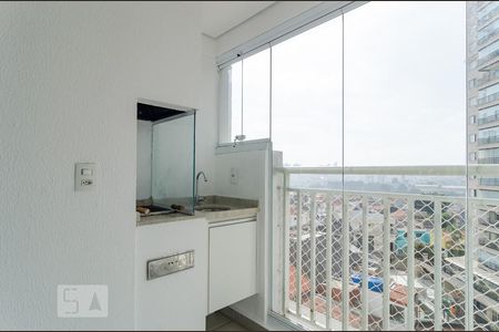 Varanda Gourmet de apartamento à venda com 1 quarto, 46m² em Vila Guarani (z Sul), São Paulo