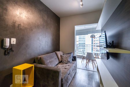 Sala de apartamento para alugar com 1 quarto, 34m² em Pinheiros, São Paulo
