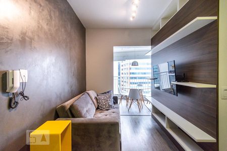 Sala de apartamento para alugar com 1 quarto, 34m² em Pinheiros, São Paulo