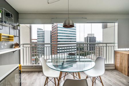 Varanda de apartamento para alugar com 1 quarto, 34m² em Pinheiros, São Paulo