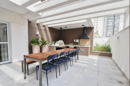 Studio para alugar com 37m², 1 quarto e 1 vagaChurrasqueira