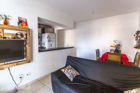 Sala de estar de apartamento à venda com 2 quartos, 71m² em Rudge Ramos, São Bernardo do Campo