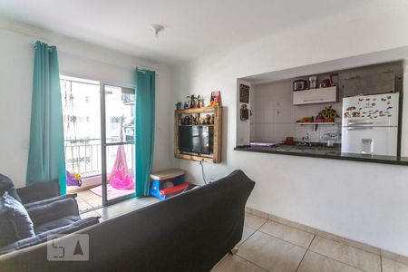 Sala de estar de apartamento à venda com 2 quartos, 71m² em Rudge Ramos, São Bernardo do Campo