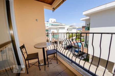 Sacada com churrasqueira de apartamento para alugar com 1 quarto, 50m² em Cachoeira do Bom Jesus, Florianópolis
