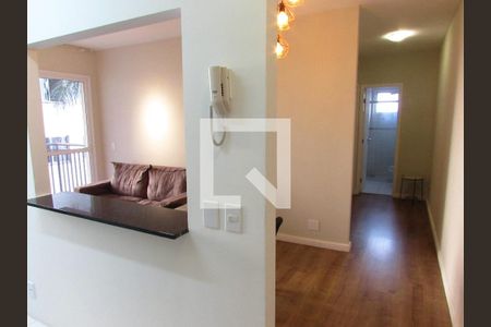Sala/Cozinha de apartamento para alugar com 2 quartos, 52m² em Paraisópolis, São Paulo