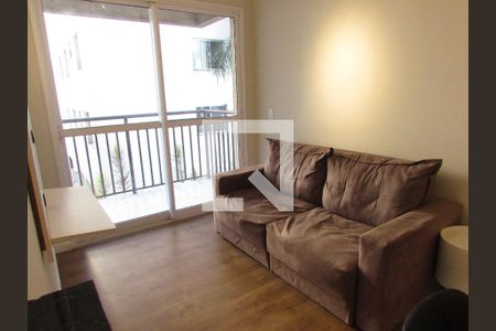 Sala de apartamento para alugar com 2 quartos, 52m² em Paraisópolis, São Paulo