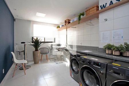 Studio à venda com 26m², 1 quarto e sem vagaLavanderia