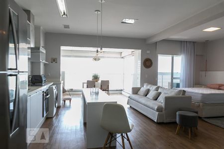 Studio de kitnet/studio para alugar com 1 quarto, 56m² em Pompéia, Santos