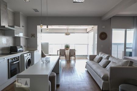 Studio de kitnet/studio para alugar com 1 quarto, 56m² em Pompéia, Santos