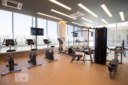 Apartamento para alugar com 35m², 1 quarto e 1 vaga Apartamento para alugar com 35m², 1 quarto e 1 vagaÁrea comum - Academia