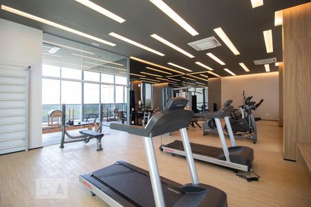 Apartamento para alugar com 35m², 1 quarto e 1 vaga Apartamento para alugar com 35m², 1 quarto e 1 vagaÁrea comum - Academia