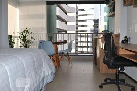 Quarto - Varanda de kitnet/studio para alugar com 1 quarto, 38m² em Liberdade, São Paulo